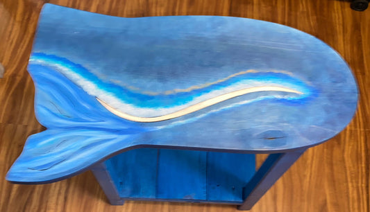 Table: mermaid fluke end table