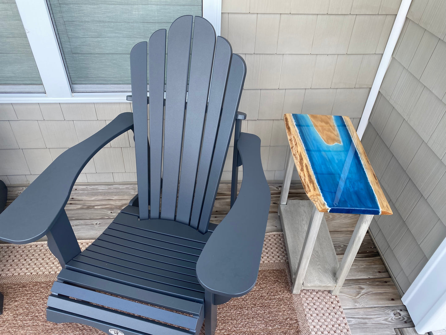 Outdoor oceanic end tables