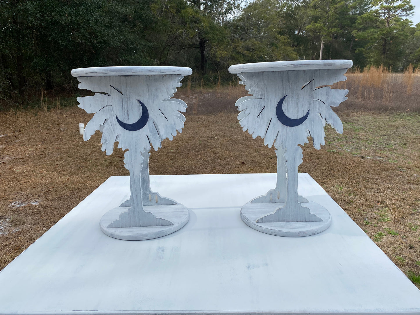 Table: 3D Palmetto Moon End Tables