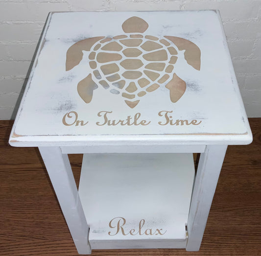 Table: "On Turtle Time" end table