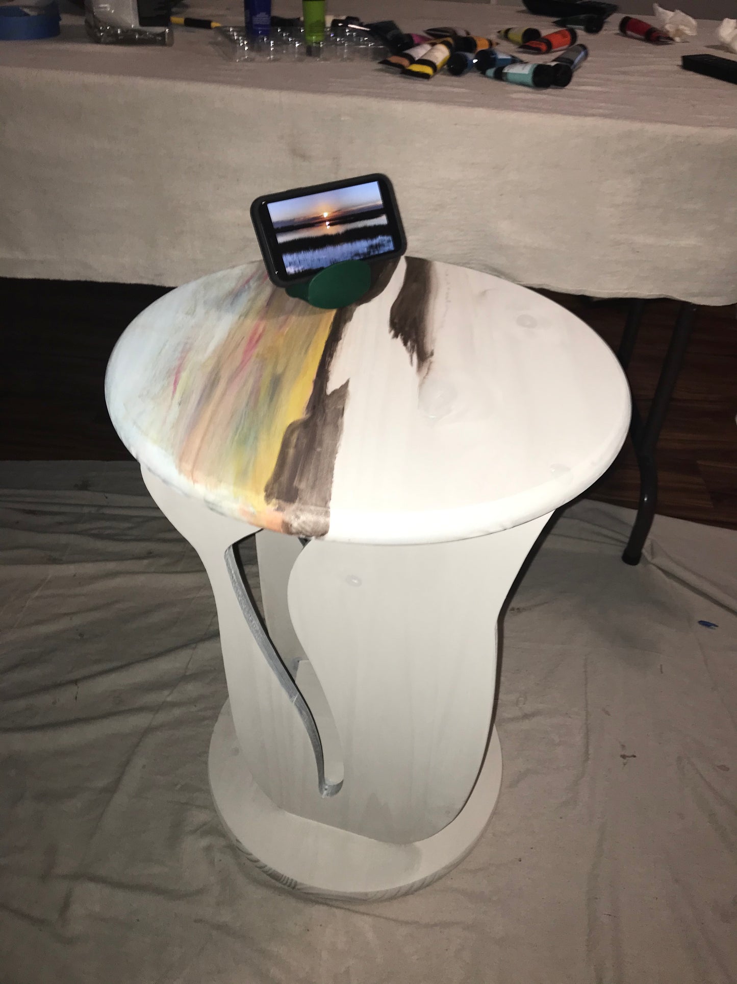 Table: 3D sculpted mermaid End table