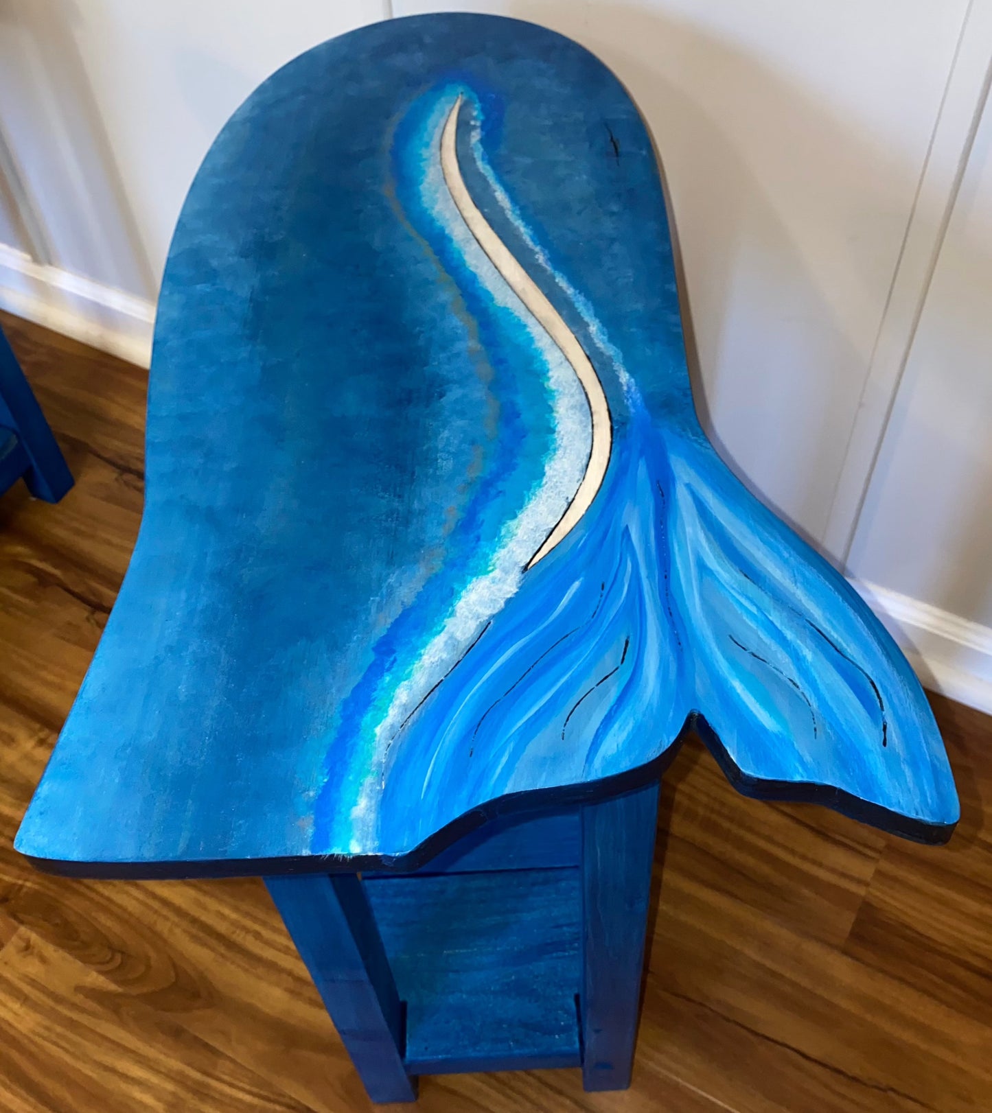 Table: mermaid fluke end table