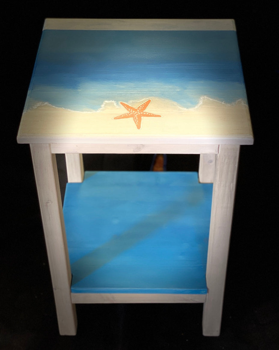 Table: removable Starfish end table